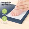 Duo Baby Handprint & Footprint Keepsake Frame, Midnight Blue - Frames - 6