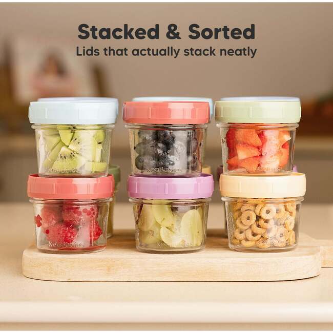 12pk Prep Glass Baby Food Storage Containers with Lids, Nord - Tableware - 7