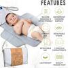 Ezee Diaper Changing Pad Portable, Gray Mod - Changing Pads - 2