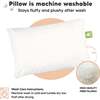 2-Pack Toddler Pillows for Sleeping 13X18, Soft White - Nursing Pillows - 4