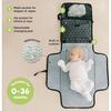Ezee Diaper Changing Pad Portable, Black Geo - Changing Pads - 2