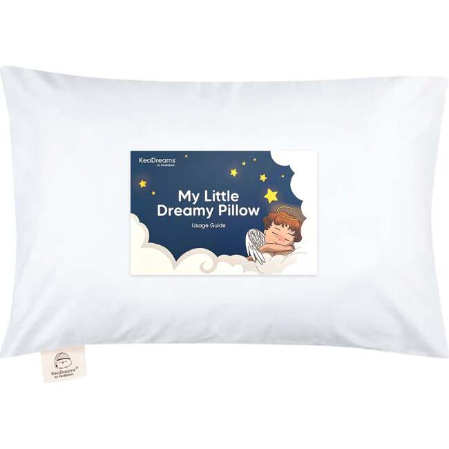 13X18 Toddler Pillow with Pillowcase for Sleeping, Soft White