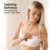 Women’s Comfy Organic Nursing Pads for Breastfeeding, Soft White - Nursing Covers - 2