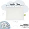 13X18 Toddler Pillow with Pillowcase for Sleeping, Vroom - Nursing Pillows - 3