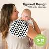 5pk Urban Baby Burp Cloths for Baby Girls and Boys, MONOS - Burp Cloths - 3