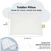 13X18 Toddler Pillow with Pillowcase for Sleeping, Donuts - Nursing Pillows - 3
