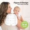 5pk Urban Baby Burp Cloths for Baby Girls and Boys, Constellation - Burp Cloths - 3