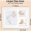 Solo Baby Hand and Footprint Kit, Alpine White - Frames - 4
