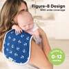 5pk Urban Baby Burp Cloths for Baby Girls and Boys, Adventurer - Burp Cloths - 3