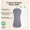 5pk Urban Baby Burp Cloths for Baby Girls and Boys, Adventurer - Burp Cloths - 4