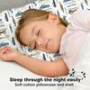 13X18 Toddler Pillow with Pillowcase for Sleeping, Vroom - Nursing Pillows - 7
