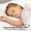 13X18 Toddler Pillow with Pillowcase for Sleeping, Soft White - Nursing Pillows - 7