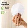 Women’s Comfy Organic Nursing Pads for Breastfeeding, Soft White - Nursing Covers - 7