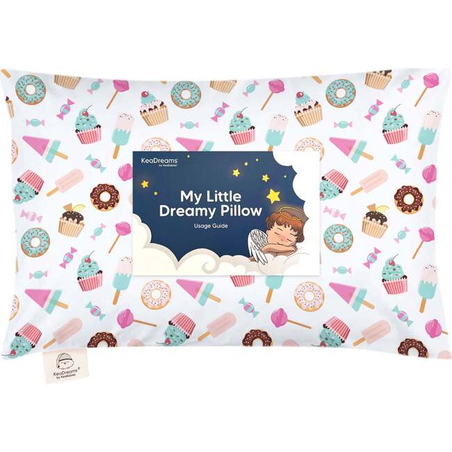 13X18 Toddler Pillow with Pillowcase for Sleeping, Sweet Tooth