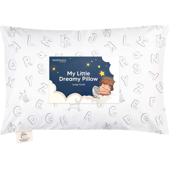 13X18 Toddler Pillow with Pillowcase for Sleeping, ABC Land