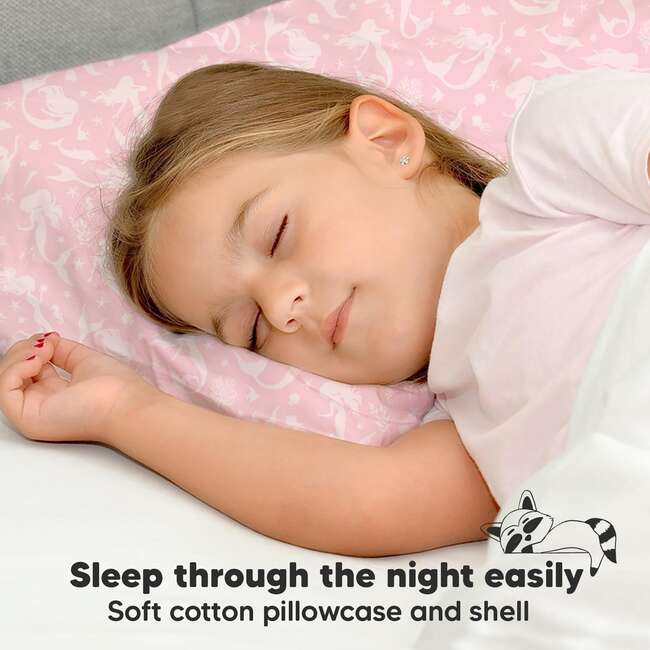 13X18 Toddler Pillow with Pillowcase for Sleeping, Mermaid - Nursing Pillows - 7