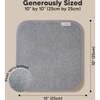 6pk Deluxe Organic Baby Washcloths for Newborn, Cool Gray - Bath Towels - 4