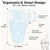 3-Pack Soothe Baby Swaddle Sacks 0-3 Months, Storm - Swaddles - 2