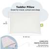 13X18 Toddler Pillow with Pillowcase for Sleeping, Flutter - Nursing Pillows - 3