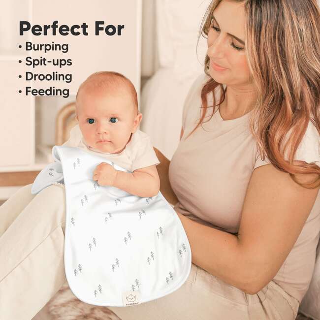 5pk Urban Baby Burp Cloths for Baby Girls and Boys, Nordic - Bibs - 5