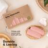 6pk Deluxe Organic Baby Washcloths for Newborn, Blush Pink - Burp Cloths - 7