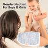 5pk Urban Baby Burp Cloths for Baby Girls and Boys, Nordic - Bibs - 8
