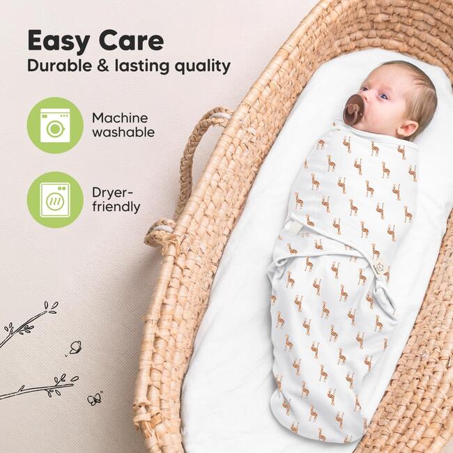 3-Pack Soothe Baby Swaddle Sacks 0-3 Months, The Wild - Swaddles - 7