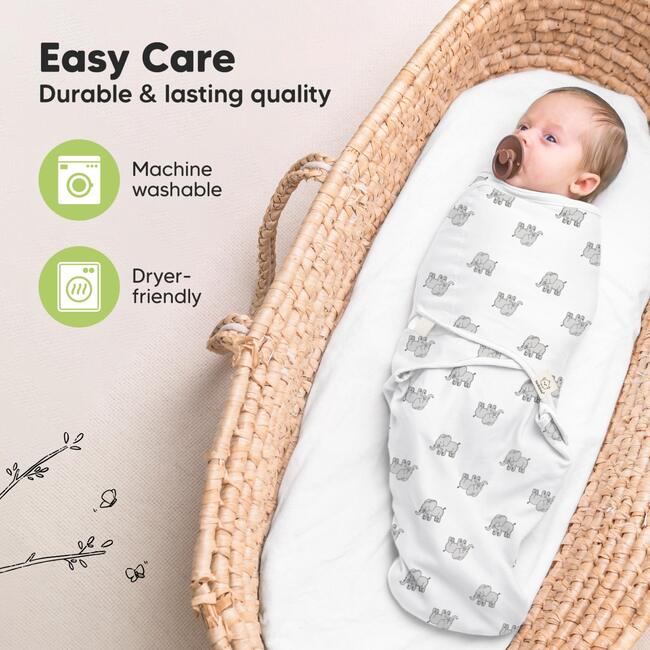 3-Pack Soothe Baby Swaddle Sacks 0-3 Months, The Wild 2 - Swaddles - 7