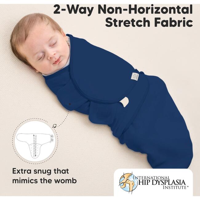 3-Pack Soothe Baby Swaddle Sacks 0-3 Months, Frost - Swaddles - 5