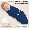 3-Pack Soothe Baby Swaddle Sacks 0-3 Months, Frost - Swaddles - 5