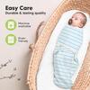 3-Pack Soothe Baby Swaddle Sacks 0-3 Months, Storm - Swaddles - 7