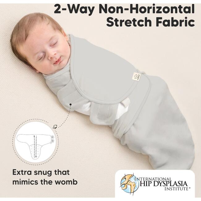 3-Pack Soothe Baby Swaddle Sacks 0-3 Months, Sage - Swaddles - 5
