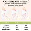 3-Pack Soothe Baby Swaddle Sacks 0-3 Months, Sage - Swaddles - 6