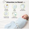 3-Pack Soothe Baby Swaddle Sacks 0-3 Months, Storm - Swaddles - 8