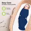 3-Pack Soothe Baby Swaddle Sacks 0-3 Months, Frost - Swaddles - 7