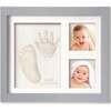 Solo Baby Hand and Footprint Kit, Cloud Gray - Wall Décor - 1 - thumbnail