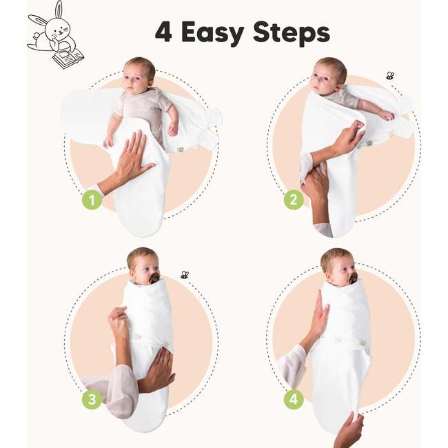 3-Pack Soothe Baby Swaddle Sacks 0-3 Months, Candy - Swaddles - 3