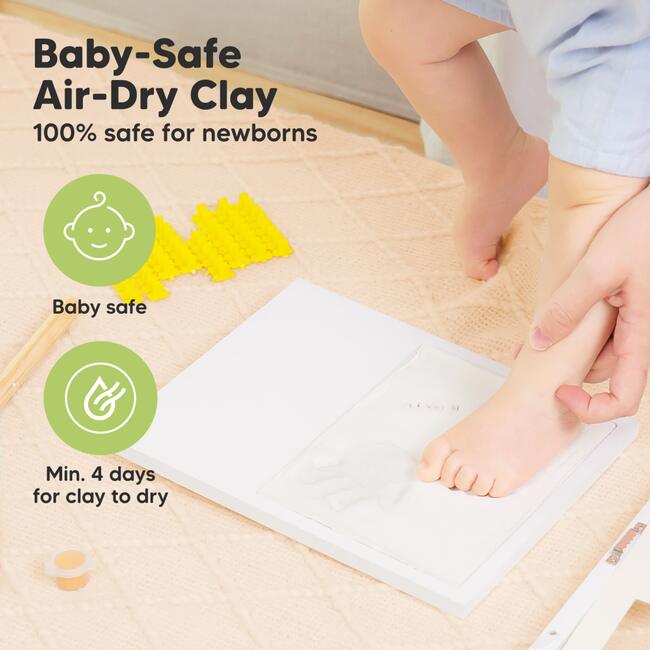 Solo Baby Hand and Footprint Kit, Ash Wood - Frames - 2