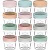 12pk Prep Glass Baby Food Storage Containers with Lids, Musk Dusk - Tableware - 1 - thumbnail
