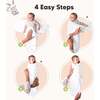 3-Pack Soothe Baby Swaddle Sacks 0-3 Months, ABC Land Rose - Swaddles - 3