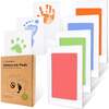 4-Pack Inkless Ink Pads for Baby Footprint & Paw Print Kit, Candy - Frames - 1 - thumbnail