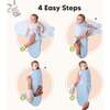 3-Pack Soothe Baby Swaddle Sacks 0-3 Months, ABC Land Cloud - Swaddles - 3