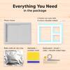 Solo Baby Hand and Footprint Kit, Cloud Gray - Wall Décor - 3