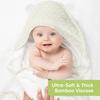 Luxe Organic Hooded Towel for Baby, Rainbow - Bath Towels - 2