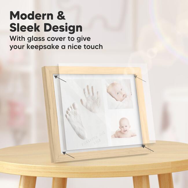 Solo Baby Hand and Footprint Kit, Ash Wood - Frames - 5