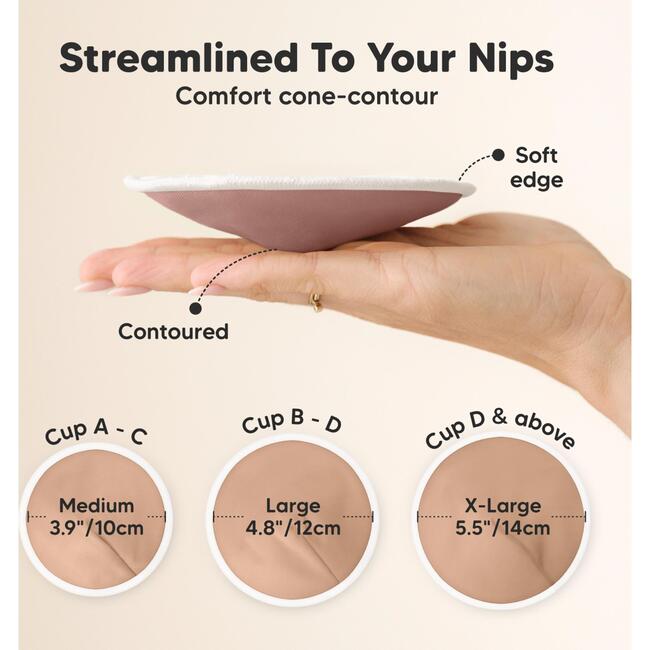 Women’s Comfy Organic Nursing Pads for Breastfeeding, Lovelle - Nursing Covers - 4