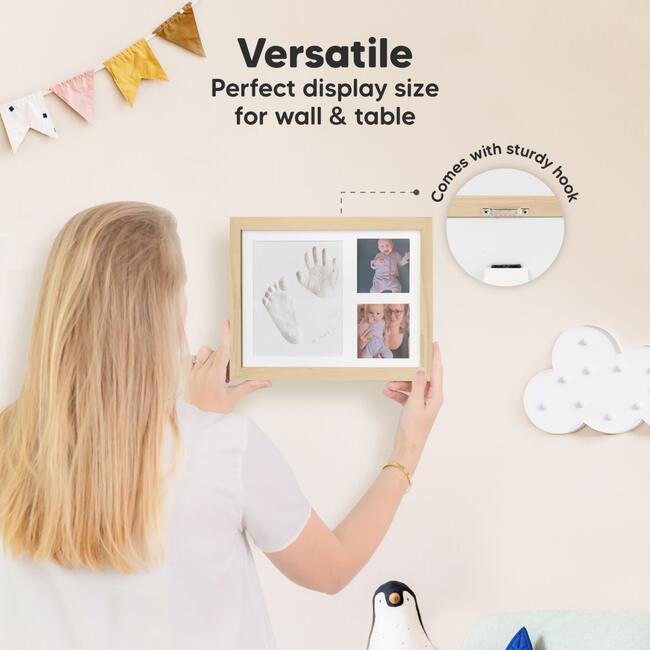 Solo Baby Hand and Footprint Kit, Ash Wood - Frames - 6