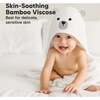 Cuddle Organic Baby Hooded Towel, Polar - Bath Towels - 3