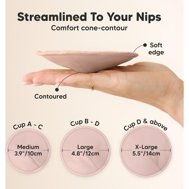 Women’s Comfy Organic Nursing Pads for Breastfeeding, Neutrals - Nursing Covers - 4