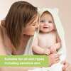 Luxe Organic Hooded Towel for Baby, Rainbow - Bath Towels - 4